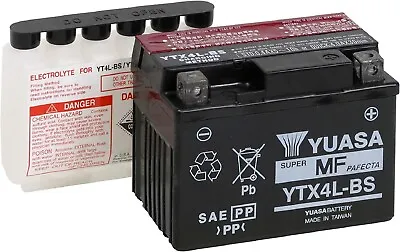 YUASA YTX4L-BS Motorcycle ATV Scooter Battery For Powersport • $39.99