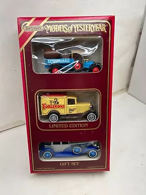 1984 Matchbox Models Of Yesteryear 3 Car Limited Edition Gift Set New In Box • $9.99