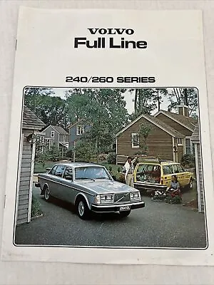Volvo 240/260 Sales Brochure 1979- • $15