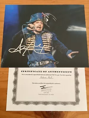 Adam Ant Autographed Signed 8 X 10 Photo 2 COA • £56.37