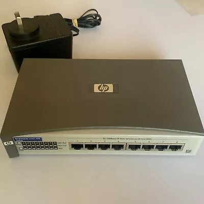 HP Procurve Switch 408 8-Port Ethernet Router 10/100 J4097B • $12.95