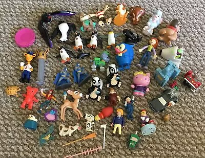 Vtg. 80’s-90’s Lot Fast Food Toys Plus Other Small Figures And Toys • $10