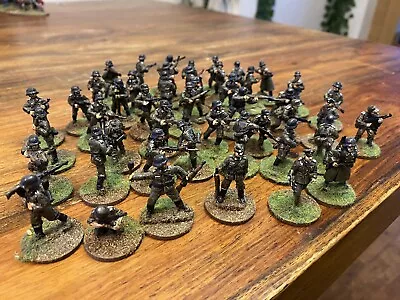 28mm WARGAMING ROLE PLAY METAL SOLDIERS PAINTED WW2 WORLD WAR 2 GERMAN ??  LOT 6 • $50.51