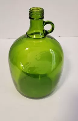 Vintage Green Glass 3 Liter Wine Jug- Unique Unicorn • $25.60