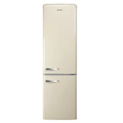 ElectriQ 244 Litre 60/40 Retro Freestanding Fridge Freezer -  EQ6040RETROCREAMVE • £479.92