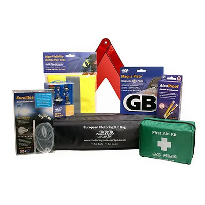 7 Pcs European Car Van Essential Travel Kit For Driving In Europe  • £39.99