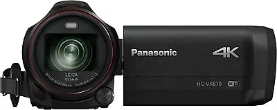 New 100% Original Panasonic HC-VX870 4K Ultra HD Camcorder Video Camera • £399