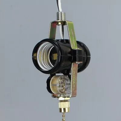 $17.89 • Buy 2 Light Phenolic Socket Cluster With Pull Chain Switch E26 NEW CLP201JG