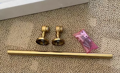 Restoration Hardware Lugarno 18 Inch Towel Bar Aged Brass 23120018 ABRS • $59.99