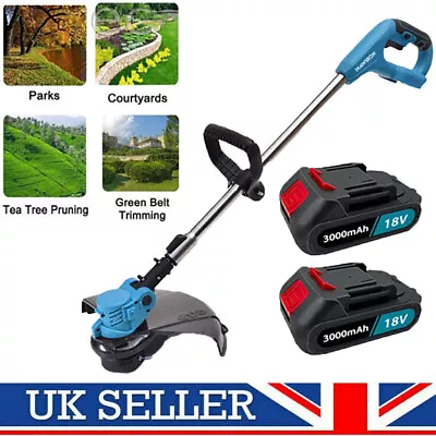 18V Cordless Electric Strimmer Grass Trimmer For Makita Weed Cut Garden Battery • £41.10