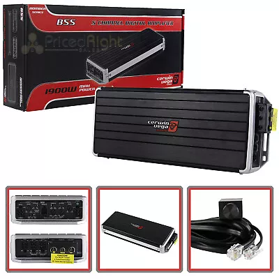 Cerwin Vega B55 Stealth Bomber 5 Channel Amplifier Class D 1900 Watts Car Audio • $299.91