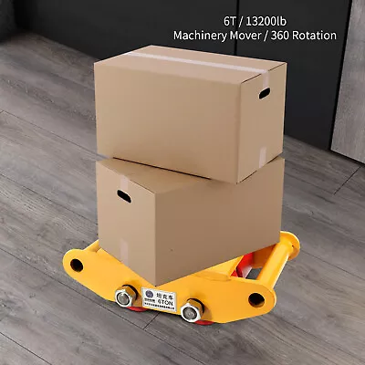 6Ton Moving Dolly Skate Machinery Roller Mover Cargo Trolley Machine NEW • $30.41