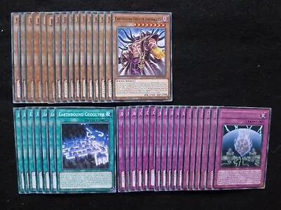 Yu-gi-oh Pre-owned 40 Card Earthbound Immortal Deck  Ready To Play • £13.80