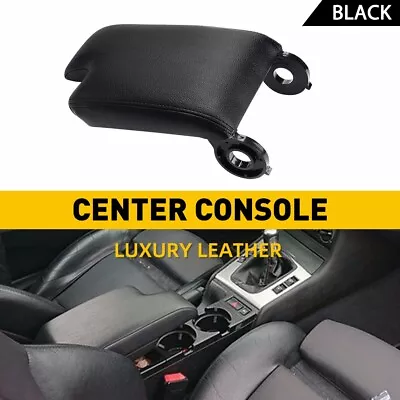 Center Console Lid Armrest Arm Rest Cover Black For 1999-2004 BMW E46 3 Series • $24.99