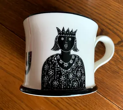£13 • Buy Her Majesty Mug Moorland Pottery  WITHOUT Box. Cream & Black Collectable Únused