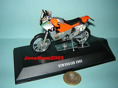 DeAGOSTINI Moto KTM 950 LC8 N°1 Dakar 2002 - Fabrizio Meoni To The / Of 1 /24° • $16.25