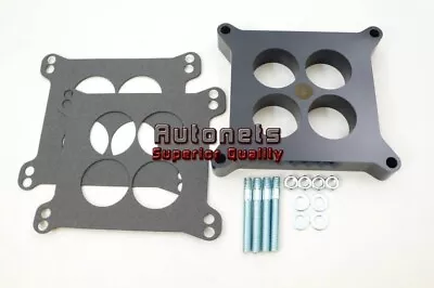 1  Phenolic Plastic 1 11/16  Ported 4 Barrel Carburetor Spacer Hot Rod SBC BBC • $26.98