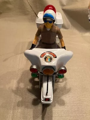 Vintage SON AI Toys Police Officer Motorcycle Battery Operated Toy - Works!!  • $24.99