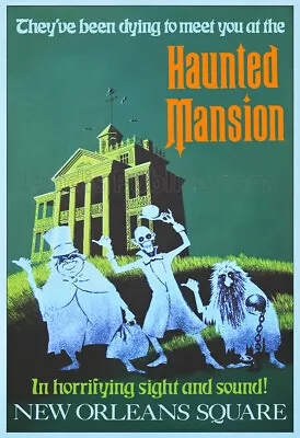 Disneyland Haunted Mansion – Vintage Poster • $19.95