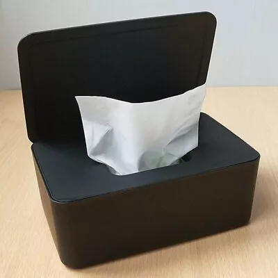 Home Office Tissue Box Desktop Seal Baby Wipes Paper Storage Box Dispenser Hous • $18.37