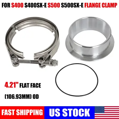 For Borg Warner Turbo Compressor V-band Flange Clamp S500SX S500SXE S400 S400SXE • $36.99