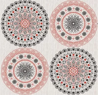 £4.48 • Buy Roses Grey PVC Tablecloth Wipeclean Oilcloth Table Protector Round Rectangle
