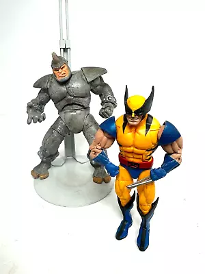 Marvel Legends Action Figure Lot - 2018 Wolverine / 2001 Rhino • $25.99