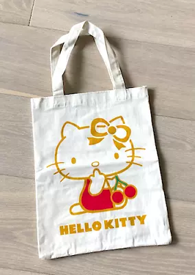 Hello Kitty Tote Bag Eco Bag 29cm X 36cm Inside Waterproof Pocket 2005 Sanrio • $28