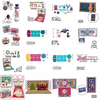 $5.71 • Buy 3D Pop Up Christmas Animals Metal Cutting Dies For DIY Scrapbooking Craft Cards