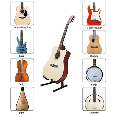 $36.22 • Buy Violin Ukulele A Frame Guitar Stand Floor Rack Holder String Instruments Holder