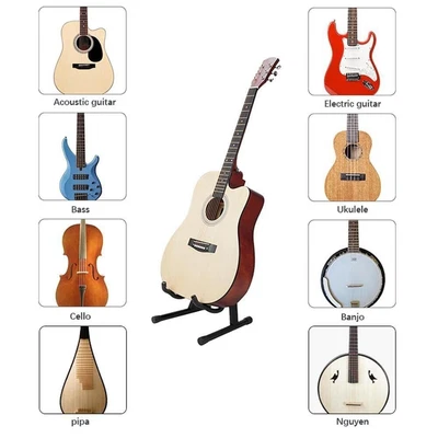 $36.22 • Buy Violin Ukulele A Frame Guitar Stand Floor Rack Holder String Instruments Holder