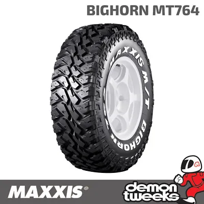 1 X 265/75 R16 112/109N (RWL) Maxxis Bighorn MT764 Mud Terrain Tyre 2657516 • $186.75
