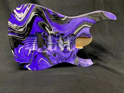 Swirled 6 String Jem Style Guitar Body - RB131 • $364.99