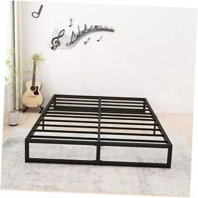 Size Bed Frame Heavy Duty Steel Slat Support Metal Platform Bed Queen 9 Inch • $143.56