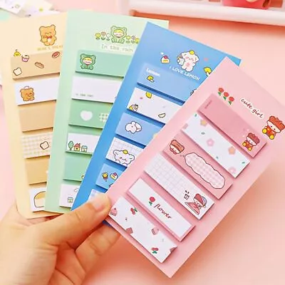 To Do List Memo Pad Self-adhesive Cute Pet Sticky Note Cartoon Sticky Notes • $2.45