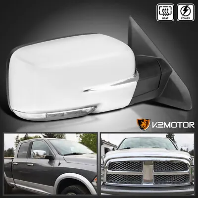 Fits 2009-2012 Dodge Ram 1500 Chrome Power Heated Right Side Mirror LED Signal • $124.38