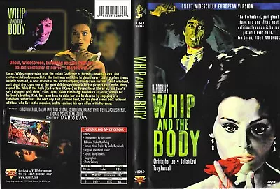WHIP AND THE BODY DVD - Christopher Lee Daliah Lavi - UNCUT EUROPEAN VERSION • £7