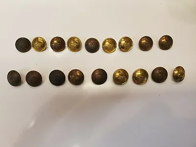 Vintage Military Brass Buttons (lot Of 18) Jennens & Co. London • $35