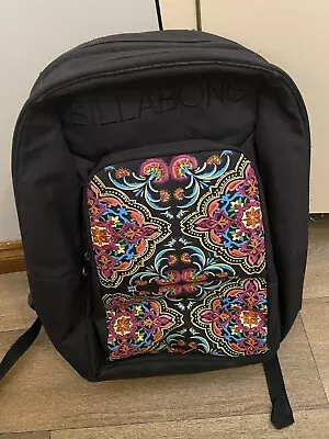 Billabong Backpack Bag Black Girls Mandela Design School • $45