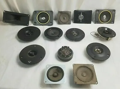 BLOWN Tweeters Lot Drivers For PARTS Or Repair CERWIN VEGA Sony KLH Fisher • $39.96