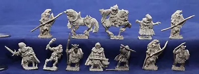 12 Metal Miniatures Elan Merch 1751 Nazguls Elves+ TSR D&D LOTR W/o Paint 1978 • $0.99