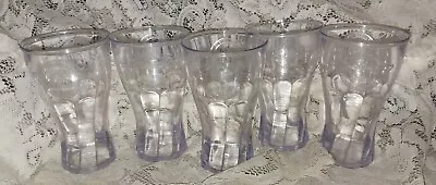 5 Vintage Set Of Mini Steak N Shake Plastic Shake / Drink Glasses 11 Oz • $34.95