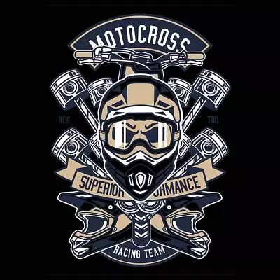 Motocross Racing Team Dirt Bike - Mens Funny Novelty T-Shirt Tee T Shirt Tshirts • $23.75