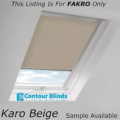 Blackout Blinds For Fakro Roof Windows Skylights In Eight Different Colours • £0.99