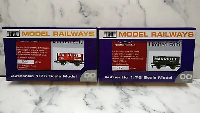 OO Gauge Pair Of Limited Edition Of Dapol 1E Promotional Wagons Mint Condition • £12.75