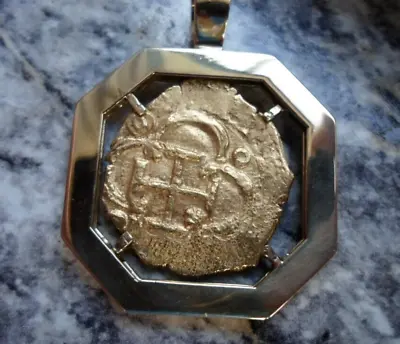 Spanish Philip III (1611-1615) Gold 2 Escudos Cob Coin In Custom 18K Mount • $3750