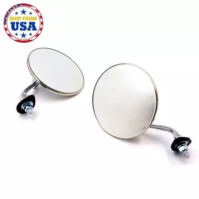 MG MAGNETTE ZA ZB Mark III IV Pair Chrome Wing Mirror NEW SET ( 2pcs ) 1953-1969 • $76.36