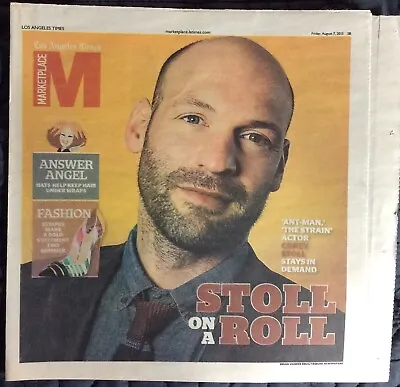 La Times Marketplace August 2015 Ant-man The Strain Actor Corey Stoll Fashion • $8.99