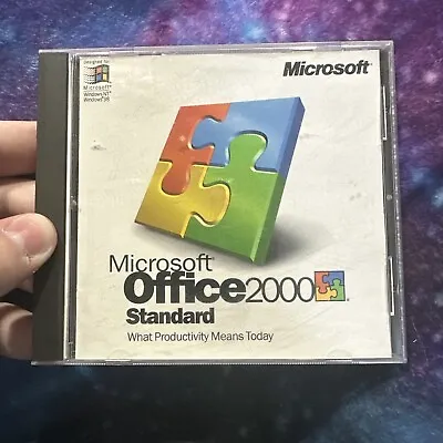 Microsoft Office 2000 Standard Full Version 1 CD Windows In Case Upgrade • $8