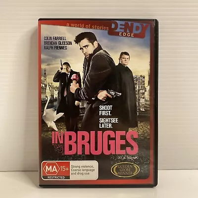 IN BRUGES (it's In BELGIUM) Movie DVD Colin Farrell Ralph Fiennes Region 4 PAL • £7.44